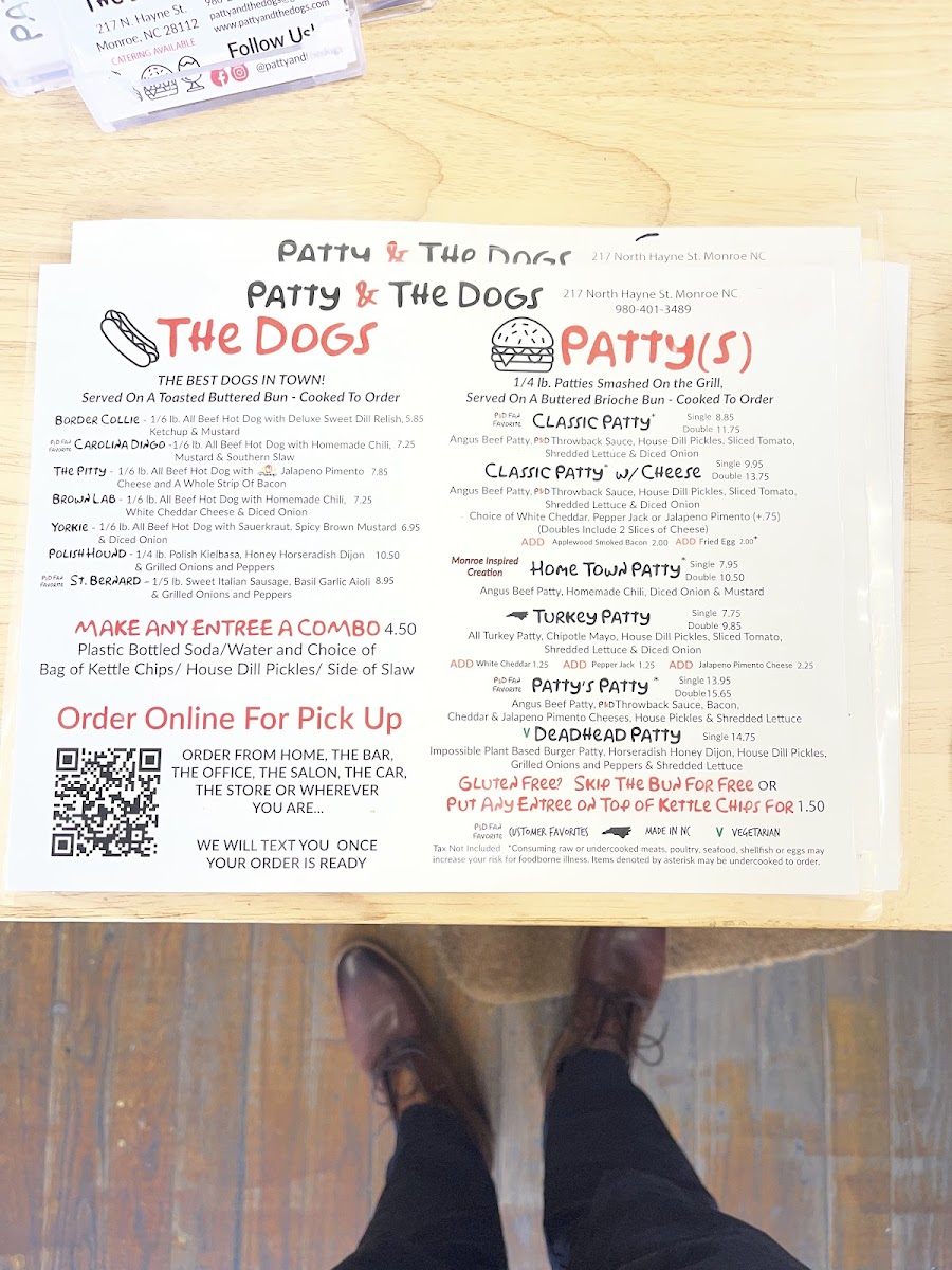 Patty & The Dogs Photo Menu 10