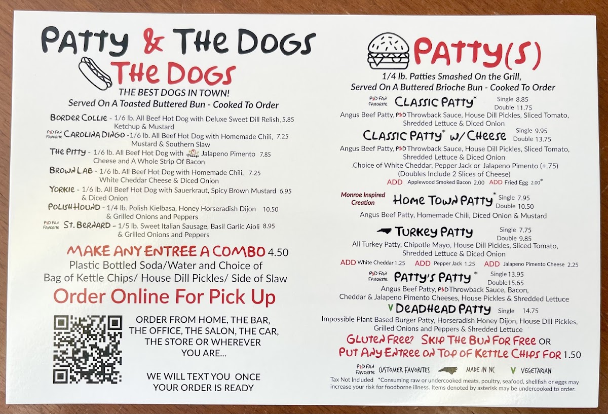 Patty & The Dogs Photo Menu 8