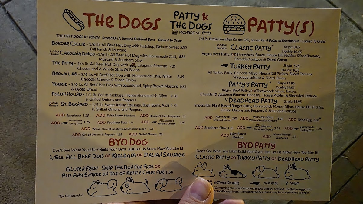 Patty & The Dogs Photo Menu 9