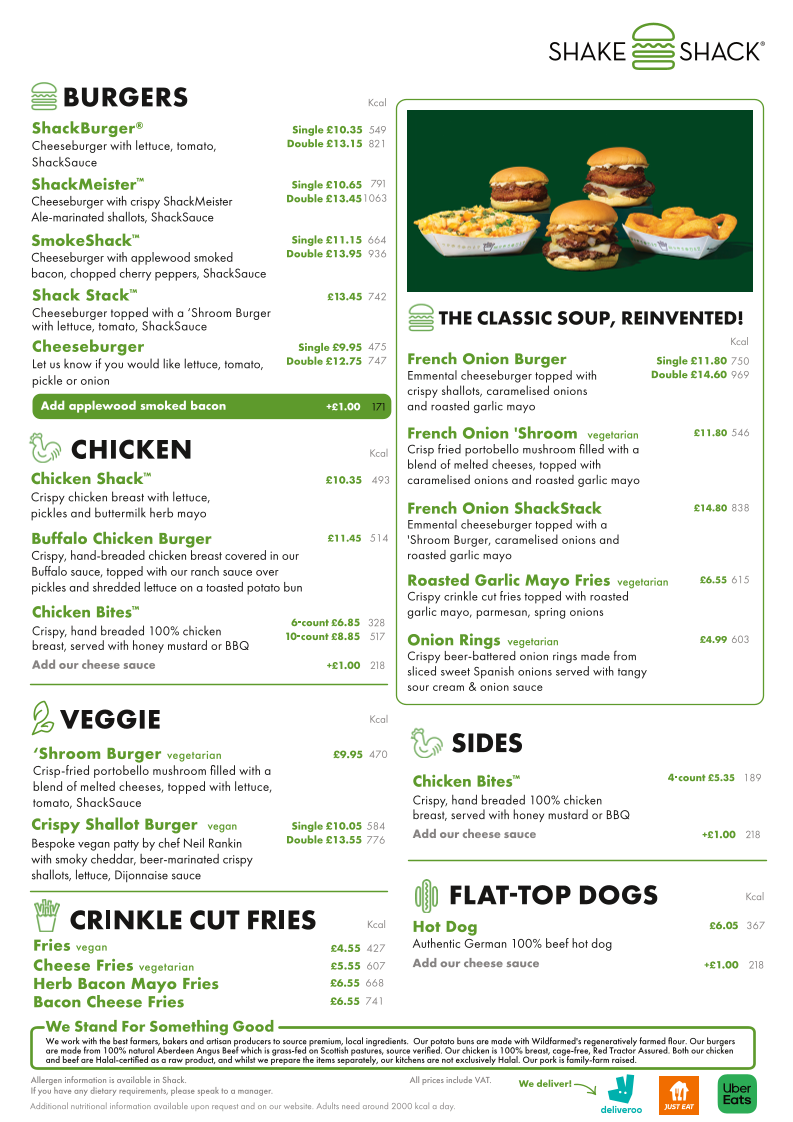 Shake Shack Clapham Photo Menu 3