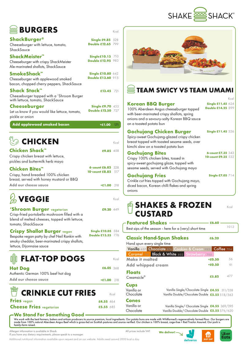 Shake Shack Clapham Photo Menu 5