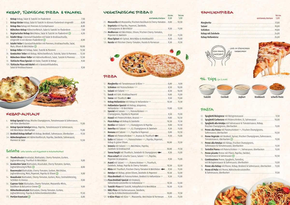 Pizzeria & Imbiss Antalya Barnstorf Photo Menu 2