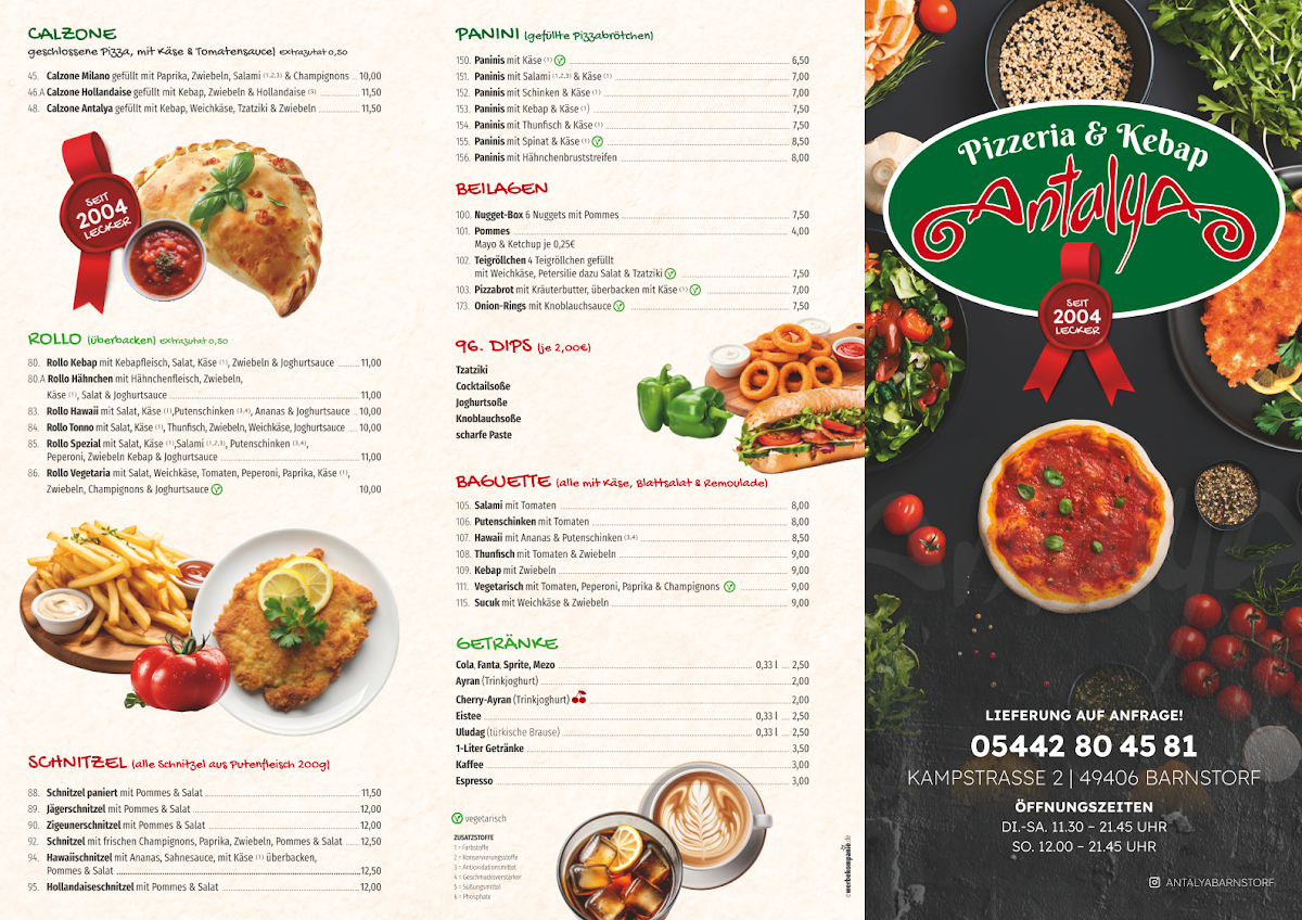 Pizzeria & Imbiss Antalya Barnstorf Photo Menu 3