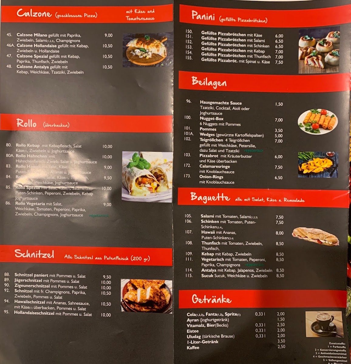 Pizzeria & Imbiss Antalya Barnstorf Photo Menu 4