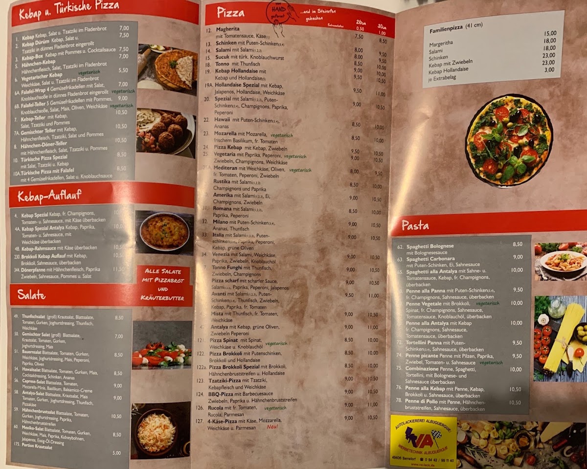 Pizzeria & Imbiss Antalya Barnstorf Photo Menu 5