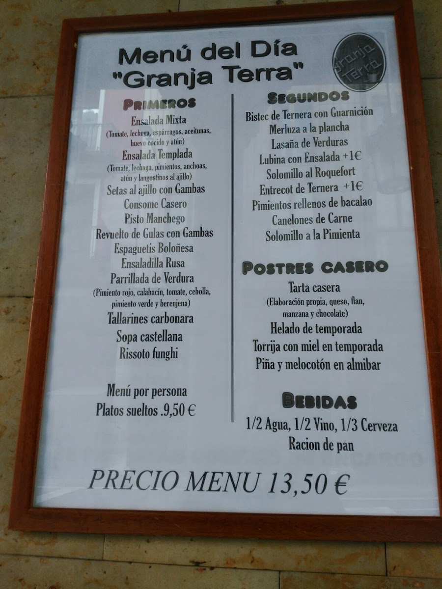 Granja Terra Cafeteria Photo Menu 5