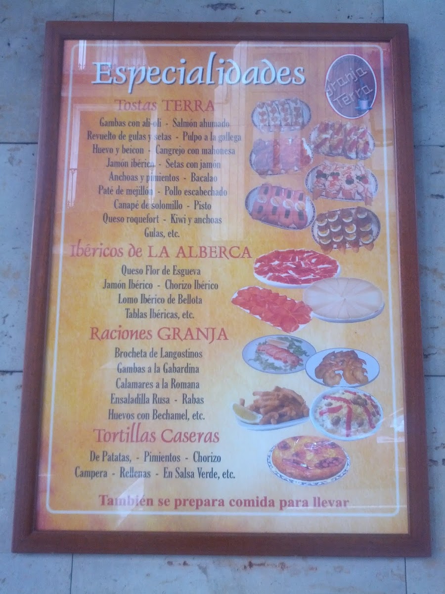 Granja Terra Cafeteria Photo Menu 8