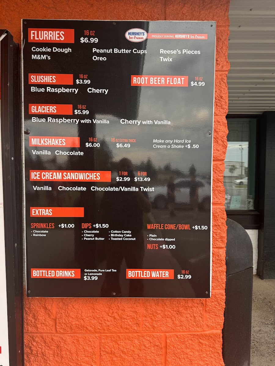 Kookie's Q & Creamery Photo Menu 1