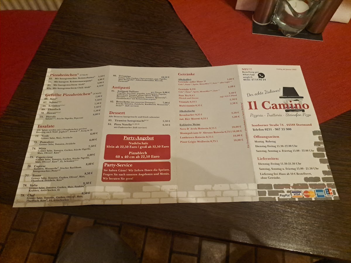 Pizzeria Il Camino Dortmund Photo Menu 6