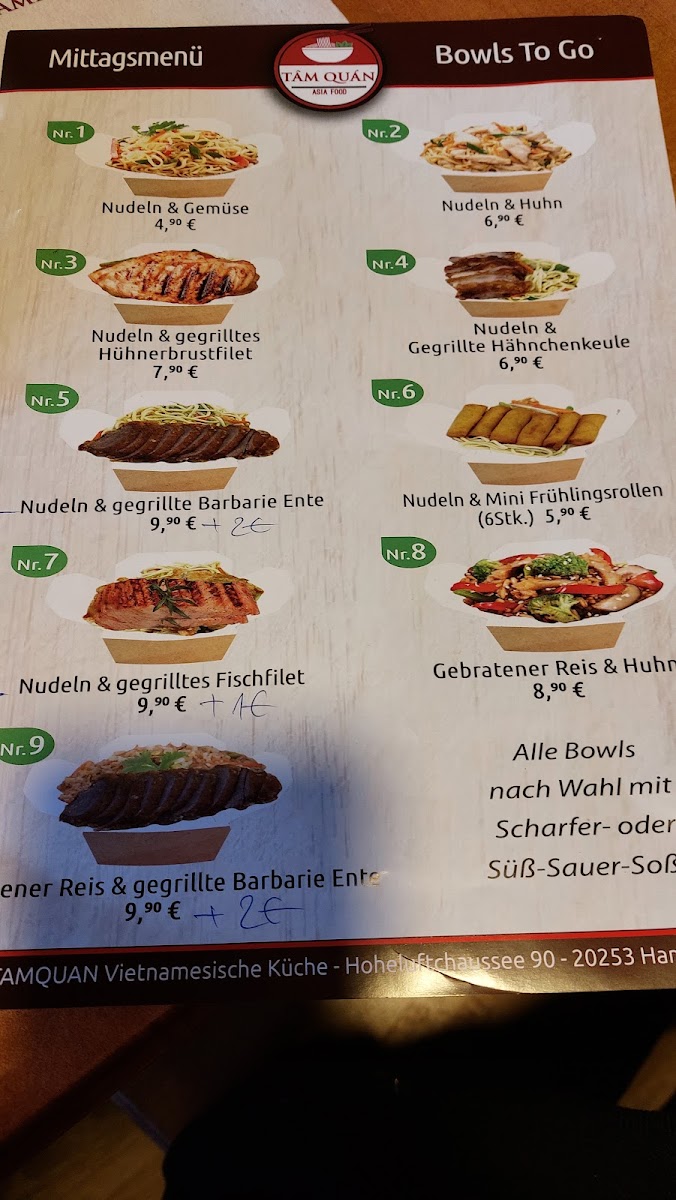 Tâm Quán - Vietnamese Restaurant Photo Menu 3