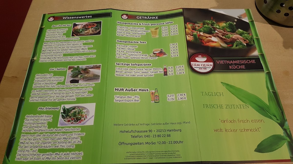 Tâm Quán - Vietnamese Restaurant Photo Menu 4
