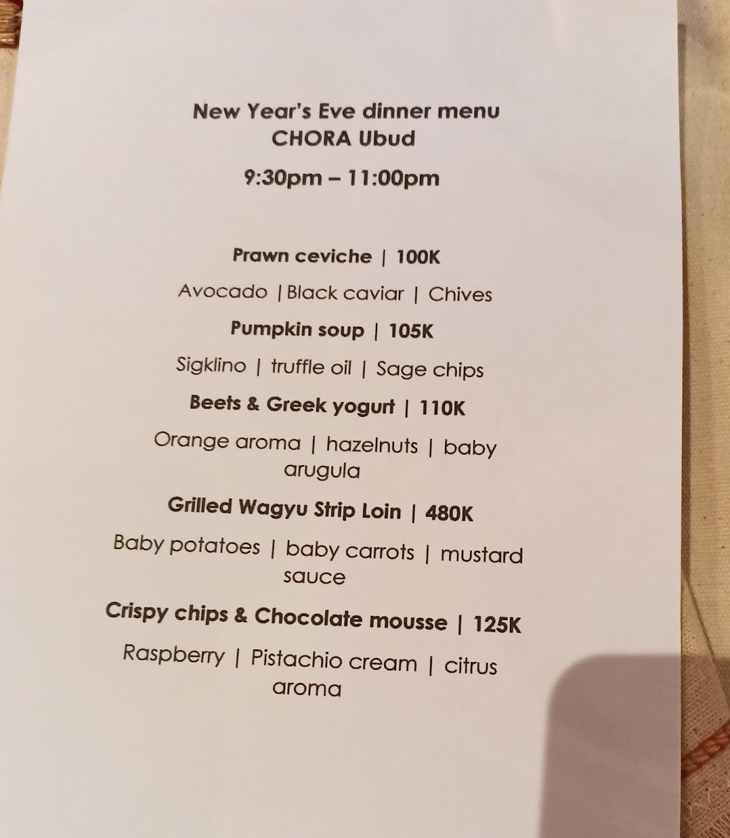 CHORA Mediterranean Restaurant & Bar Photo Menu 6