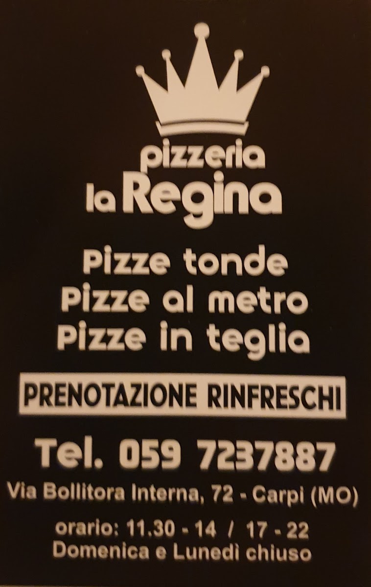 Pizzeria la Regina 2 Photo Menu 4