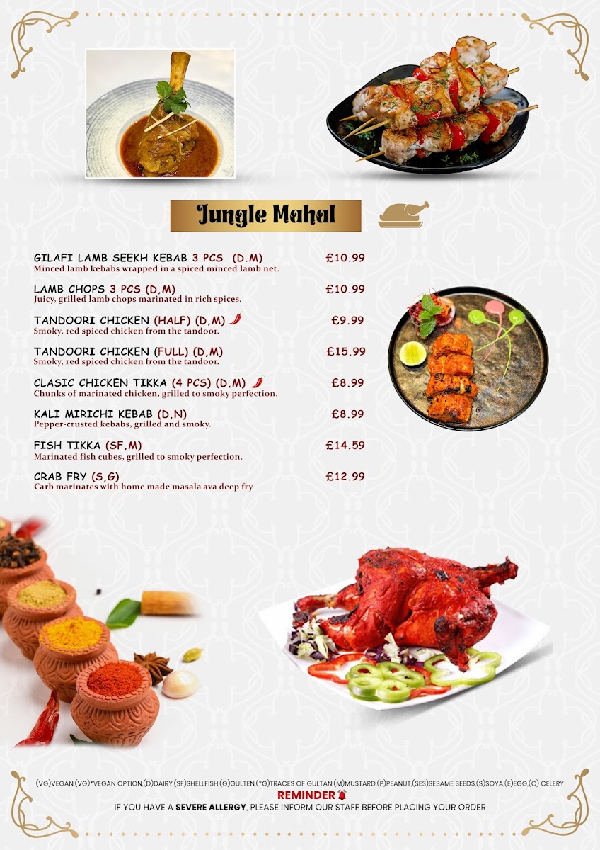 Royal Thali Restaurant Photo Menu 3