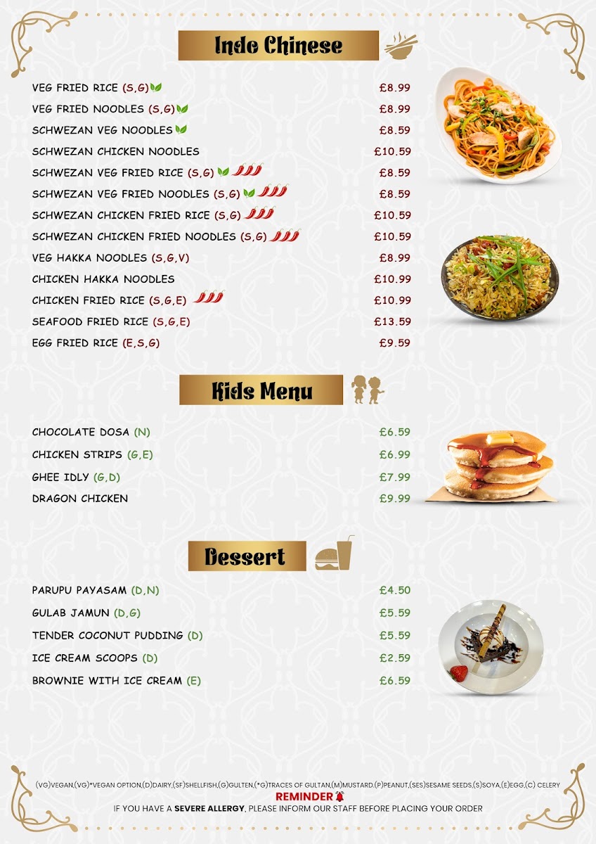 Royal Thali Restaurant Photo Menu 8