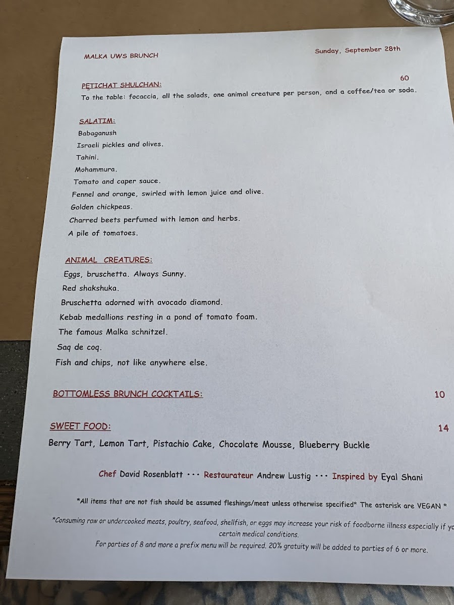 Malka Photo Menu 2