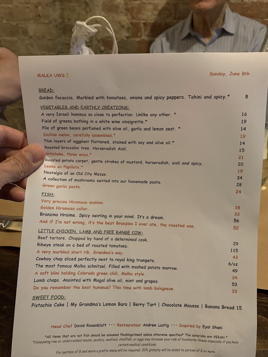 Malka Photo Menu 4