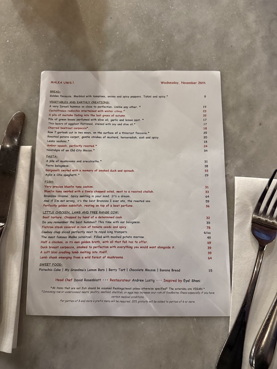 Malka Photo Menu 5