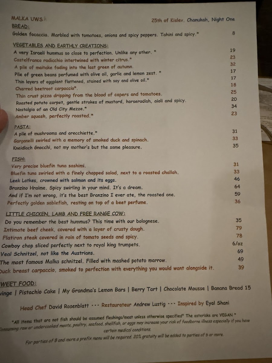 Malka Photo Menu 6