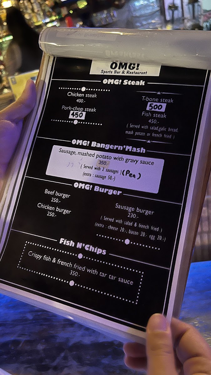 OMG! Sports Bar & Restaurant Photo Menu 6