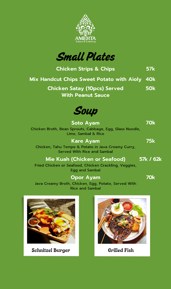 Amerta Eatery Seminyak Photo Menu 4