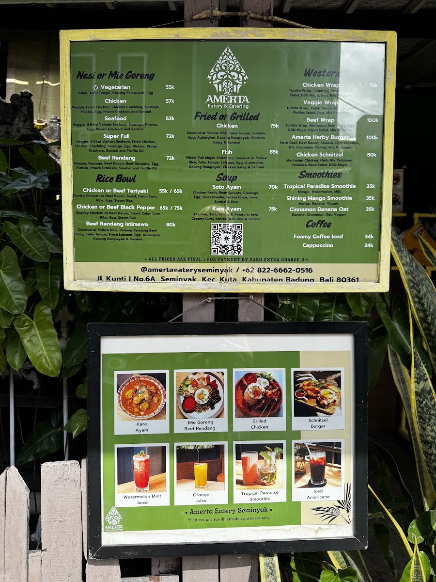 Amerta Eatery Seminyak Photo Menu 9