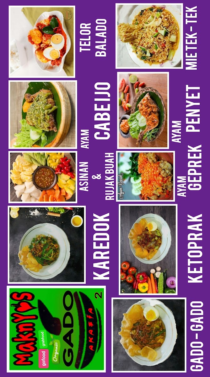 Gado gado maknyos akasia Photo Menu 2