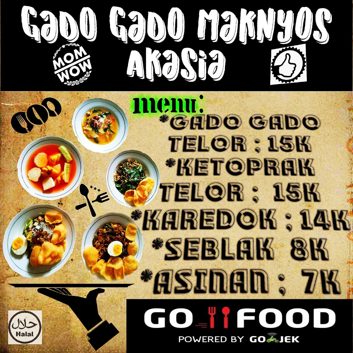 Gado gado maknyos akasia Photo Menu 5