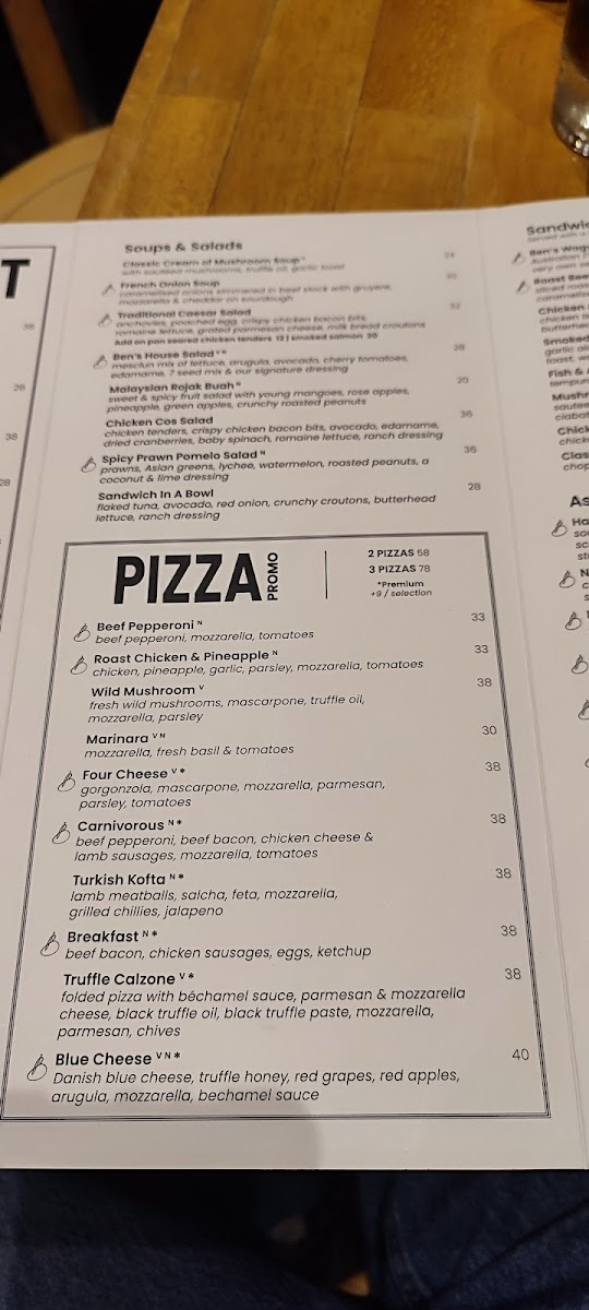 Ben's by day Photo Menu 8