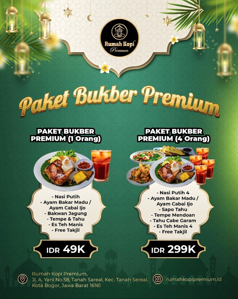 Rumah Kopi Premium Photo Menu 1