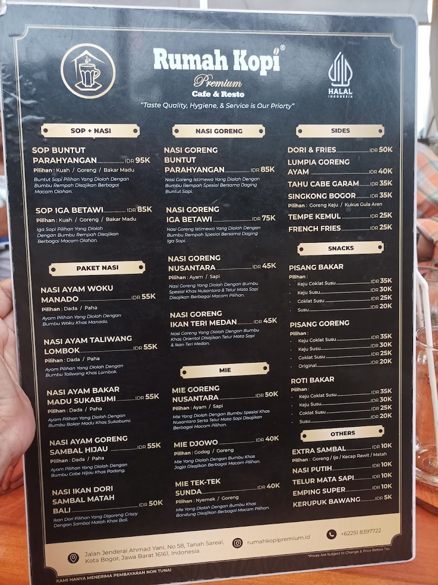 Rumah Kopi Premium Photo Menu 8