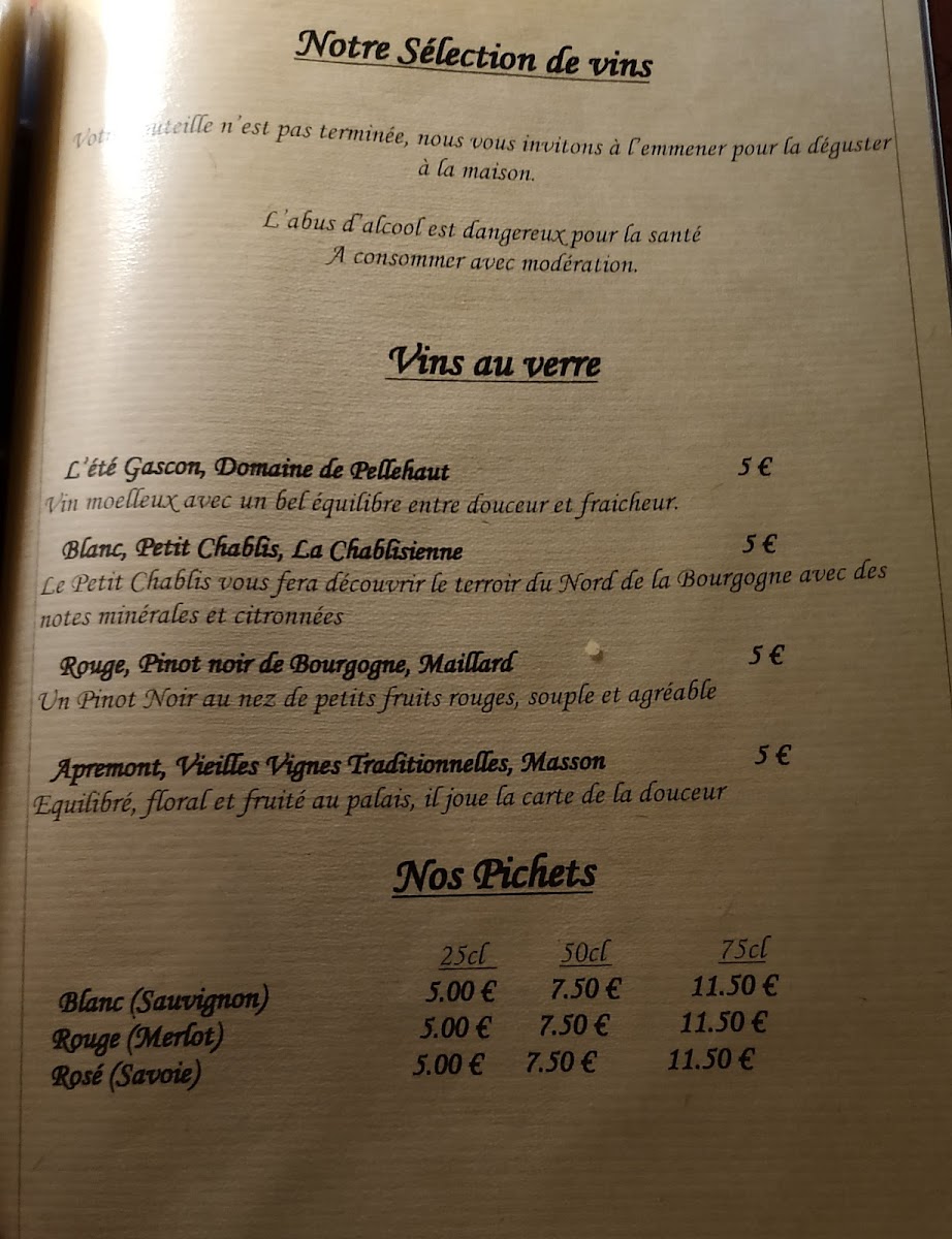 La Ferme du Pépé Photo Menu 3