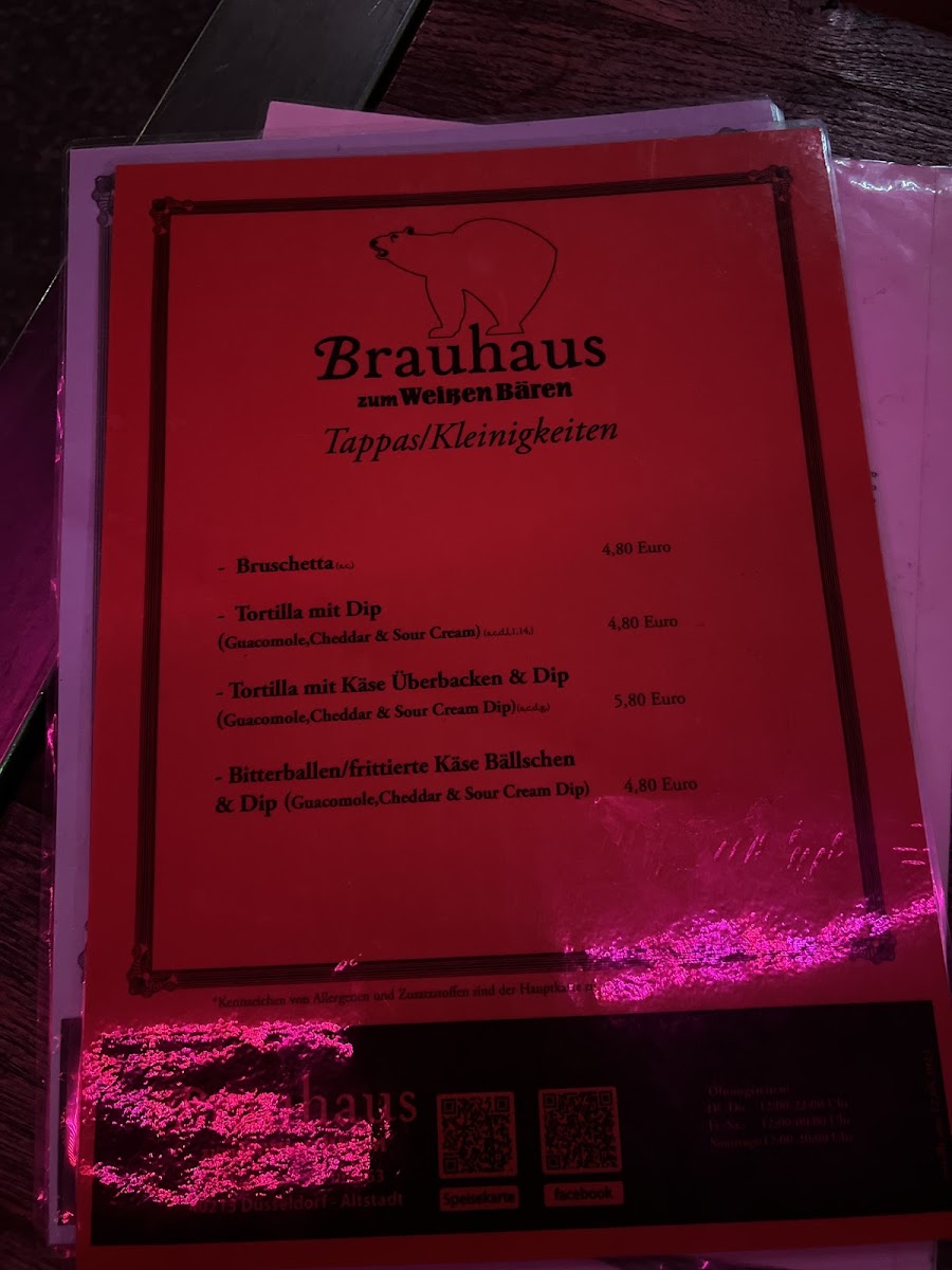 Brauhaus zum Weißen Bär Photo Menu 10