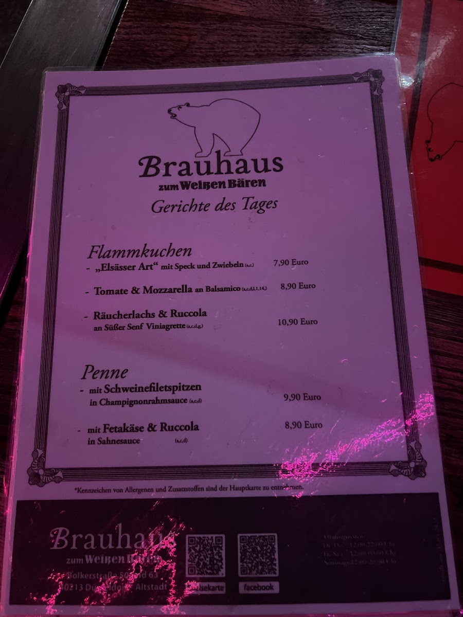 Brauhaus zum Weißen Bär Photo Menu 6