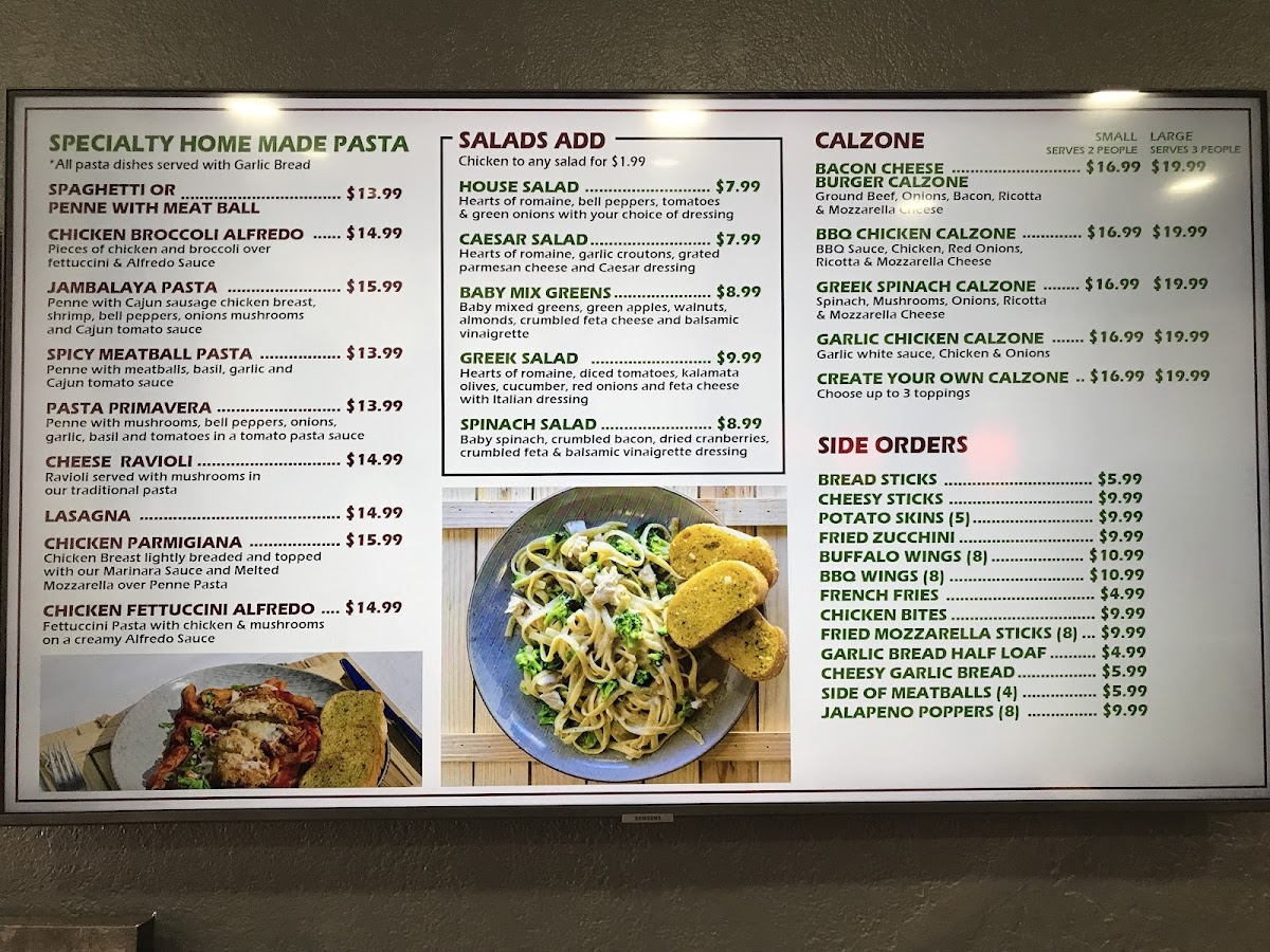 New York Pizza Photo Menu 1