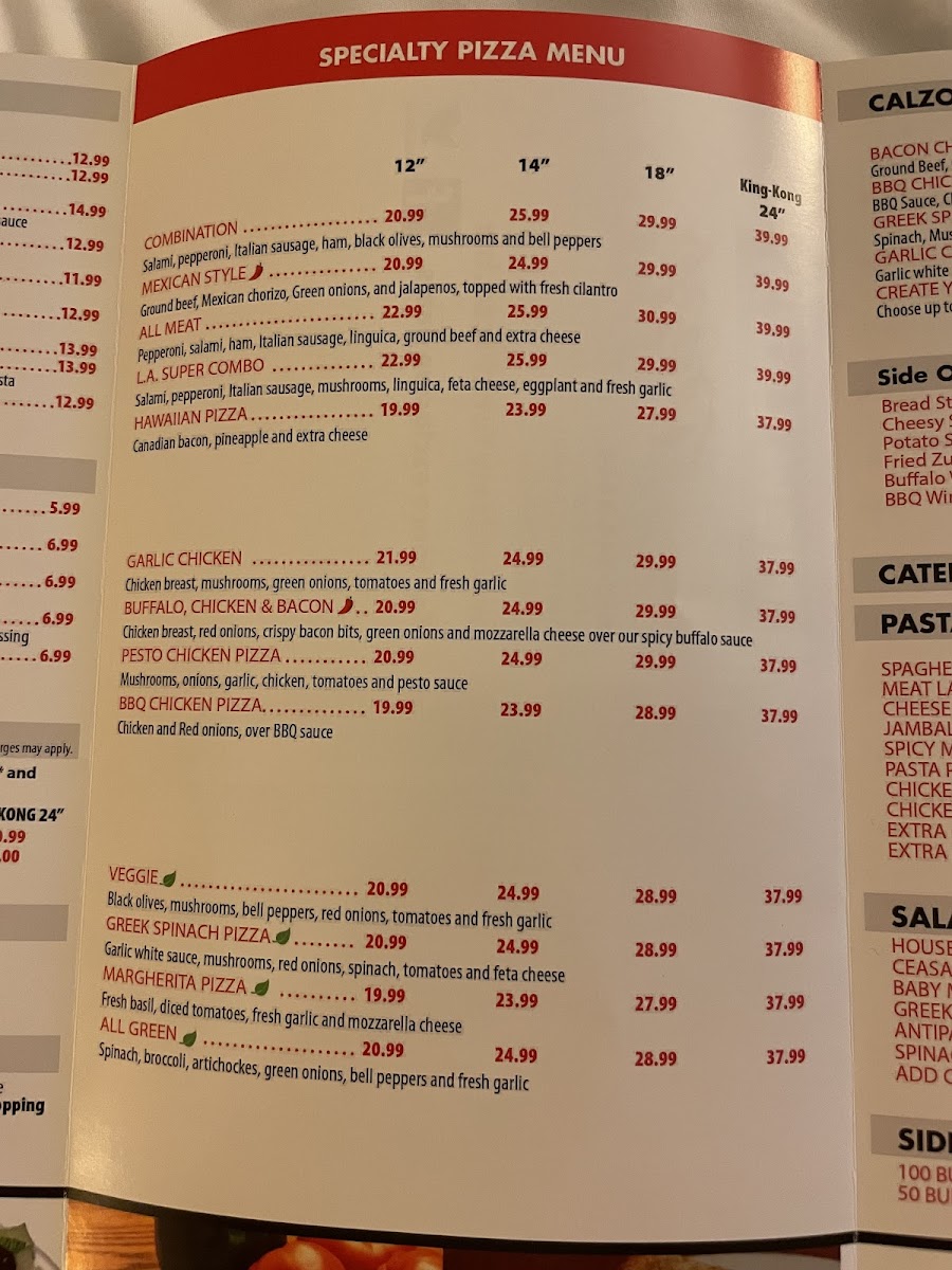 New York Pizza Photo Menu 10