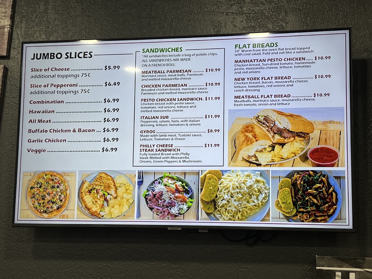 New York Pizza Photo Menu 3