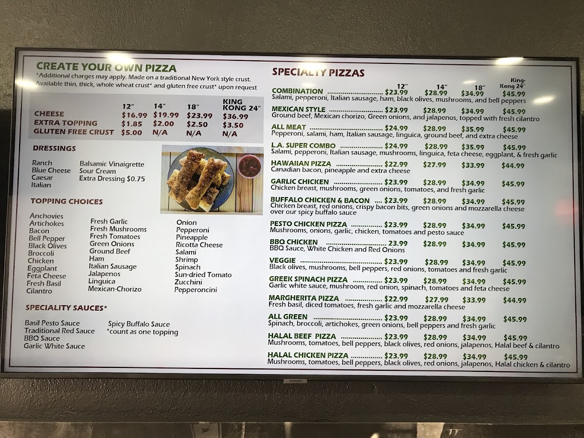 New York Pizza Photo Menu 4