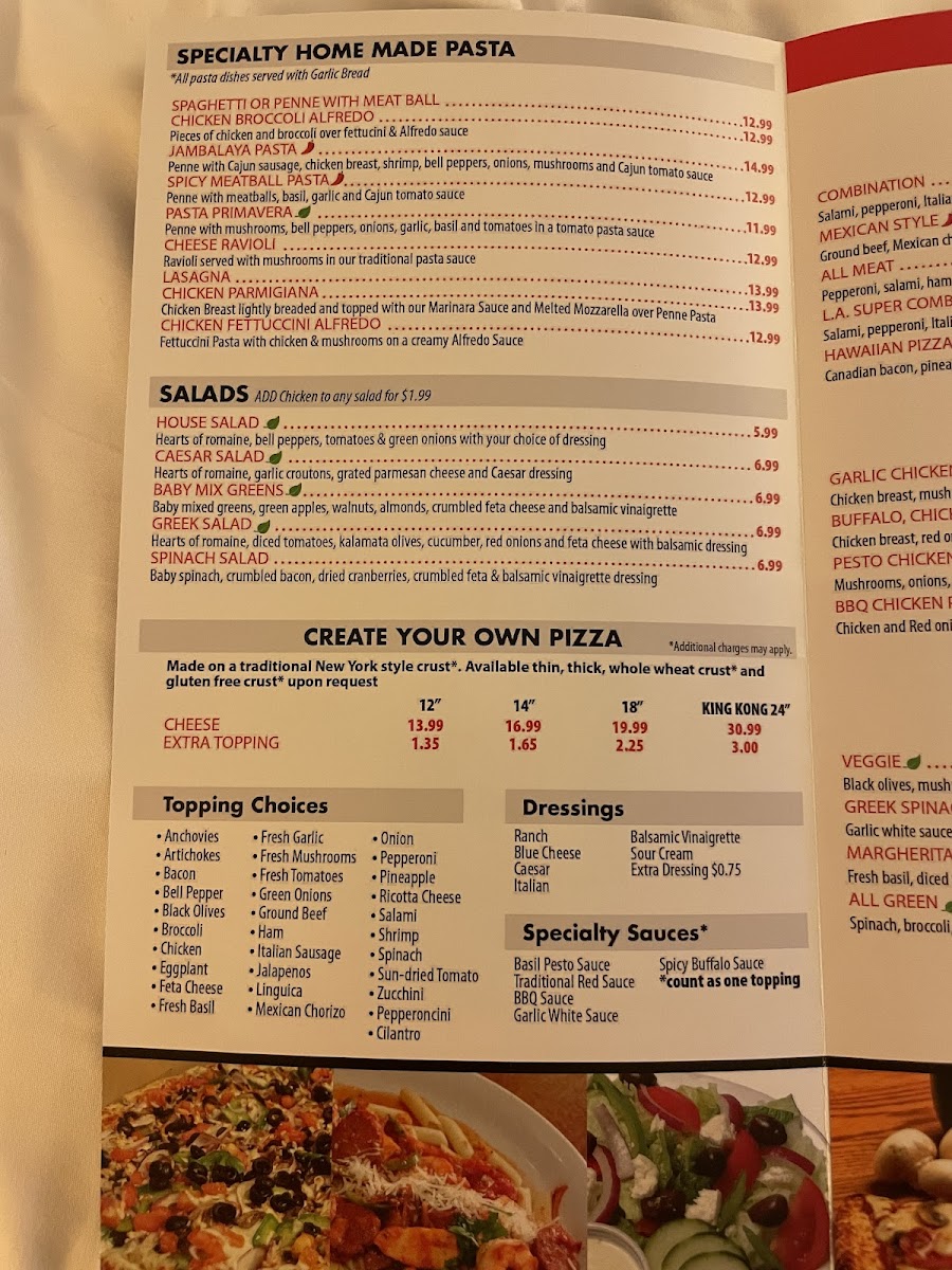 New York Pizza Photo Menu 6