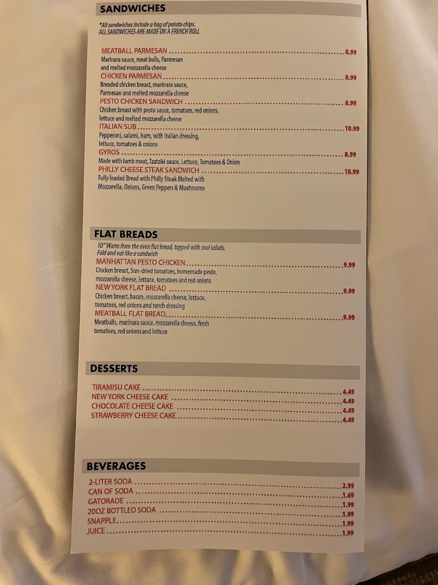 New York Pizza Photo Menu 9