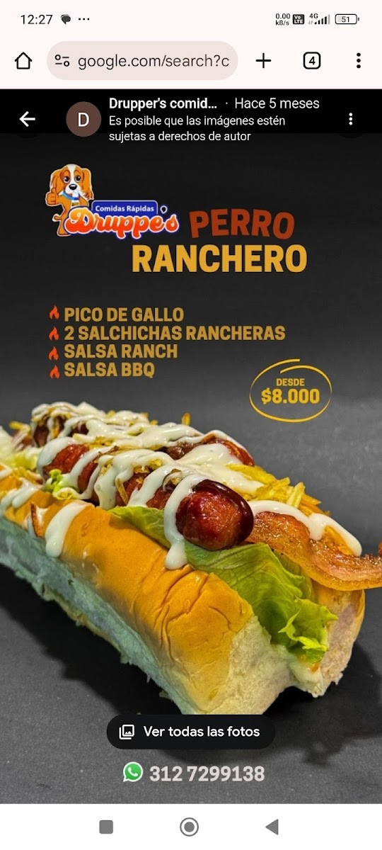Drupper's comidas rápidas ???????? Photo Menu 5