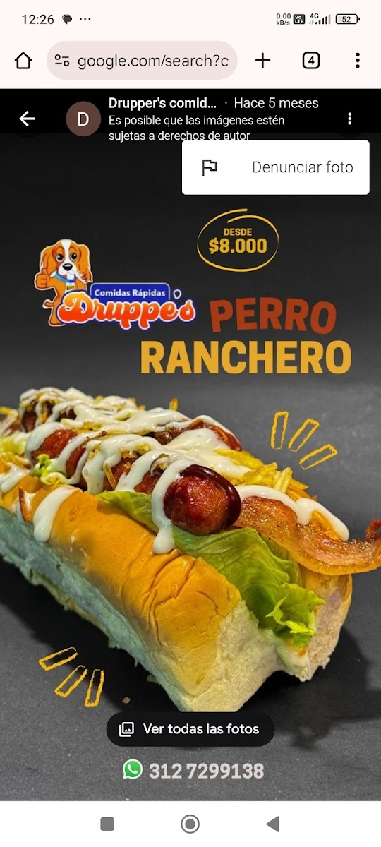 Drupper's comidas rápidas ???????? Photo Menu 8
