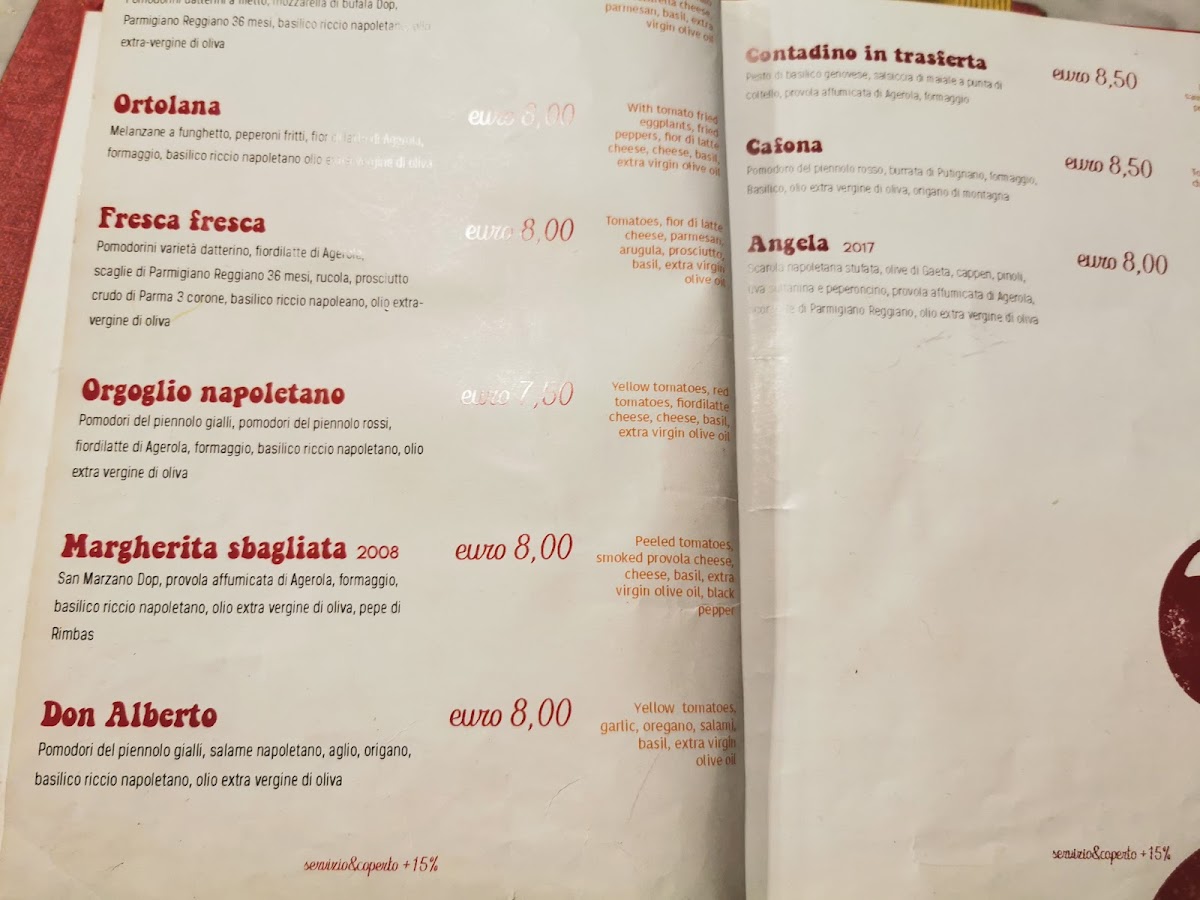Pizzeria Carmnella dal 1892 Photo Menu 8