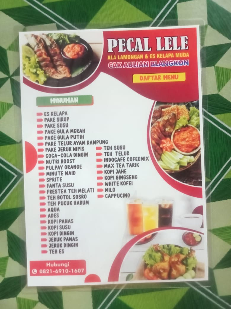 Pecel Lele-Ayam Cak Aulian Blangkon Photo Menu 3