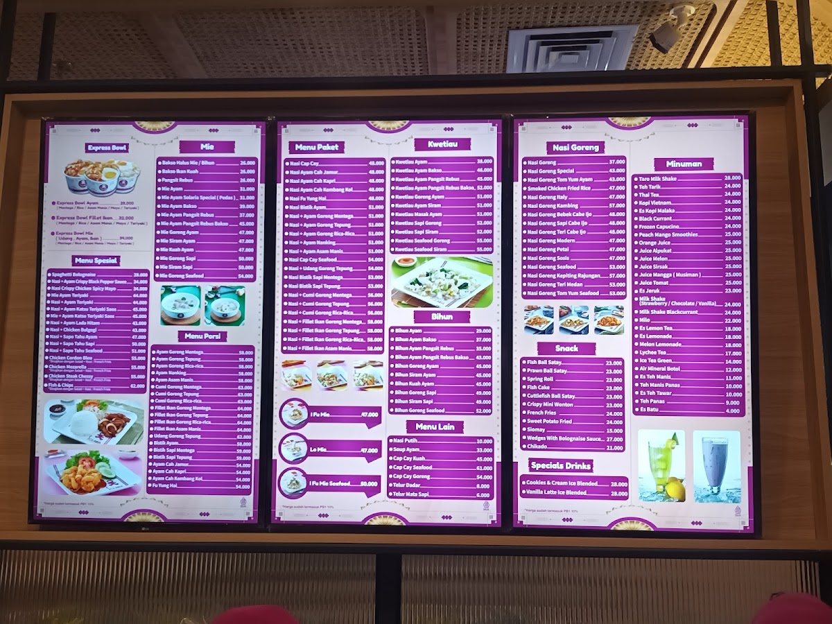 Solaria - Gedung Sarinah Photo Menu 2