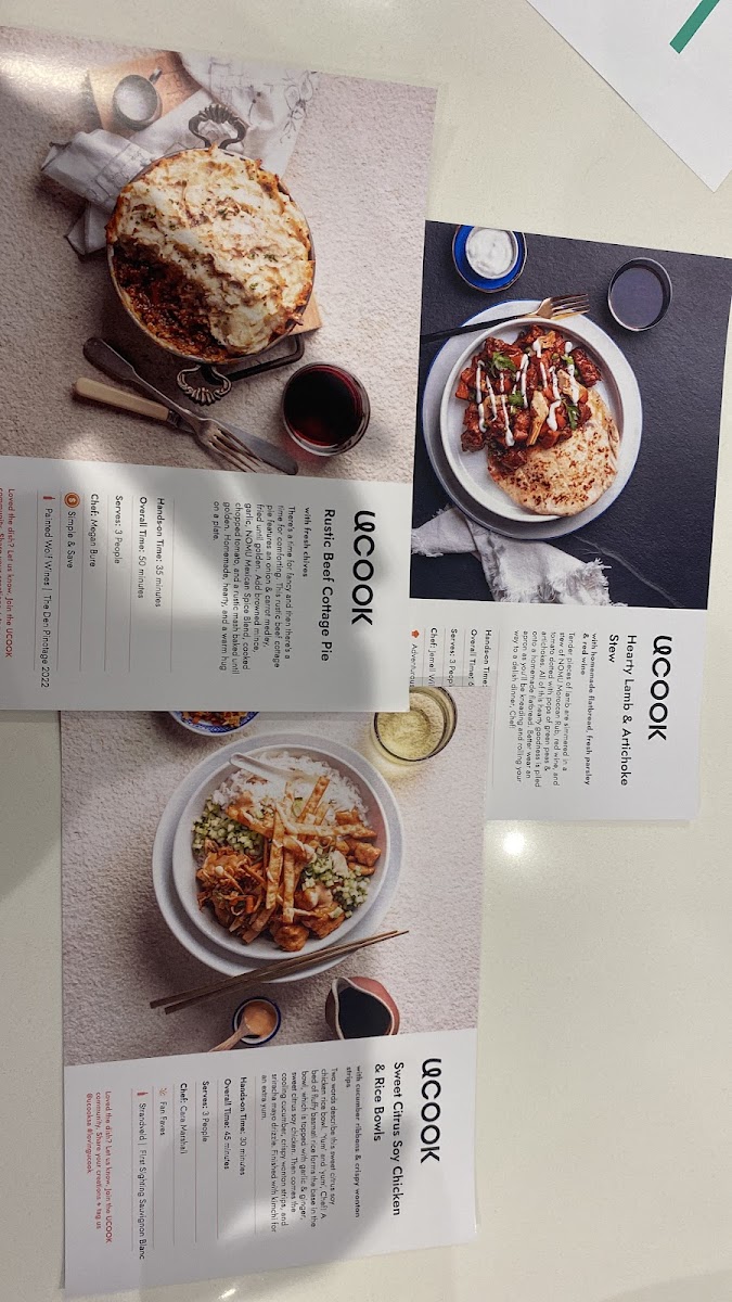 UCOOK Head Office Photo Menu 3