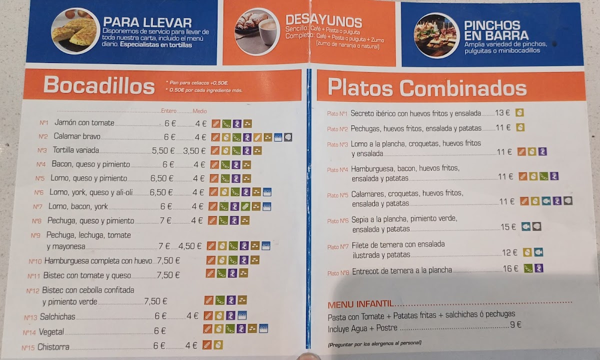 Restaurante Estación De Servicio Bardenas Photo Menu 6