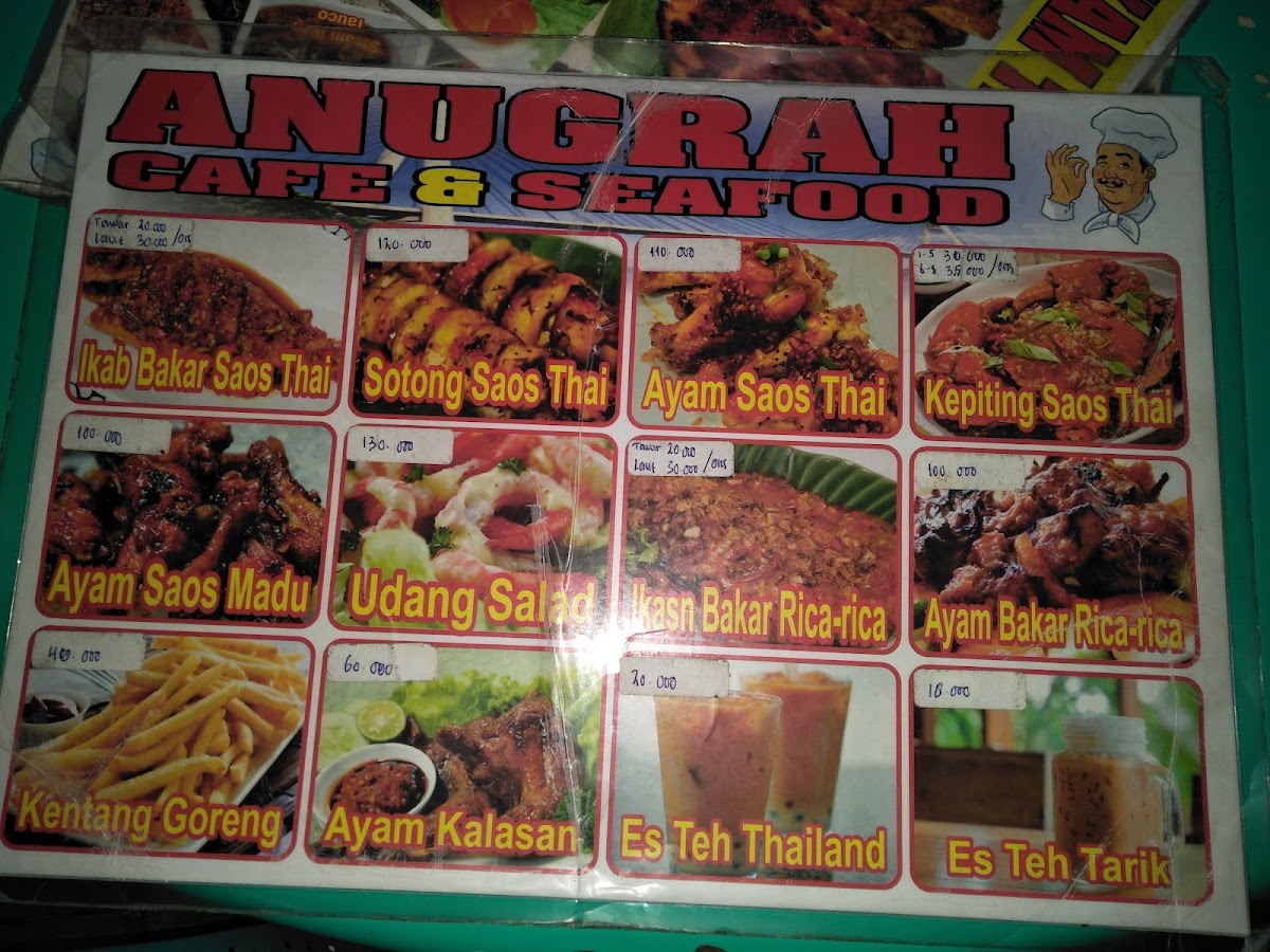 Anugrah Seafood Restaurant Photo Menu 3