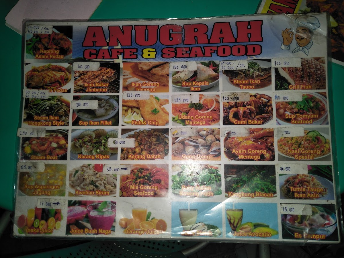 Anugrah Seafood Restaurant Photo Menu 5