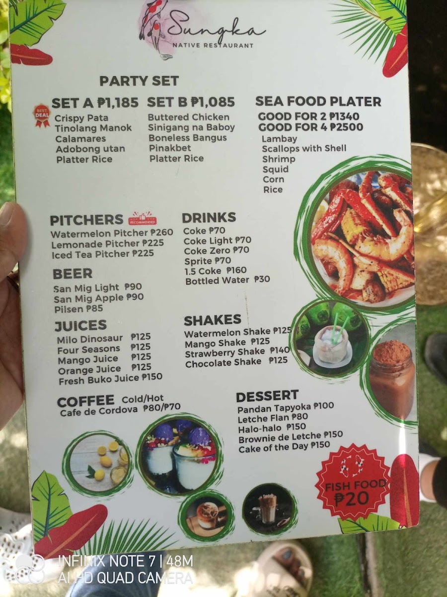 Sungka Native Restuarant Photo Menu 4